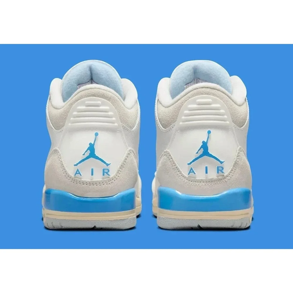 Air Jordan 3‎ Retro (GS) Size 4.5Y Shoes Summit White/Hydrogen Blue DM0967-101